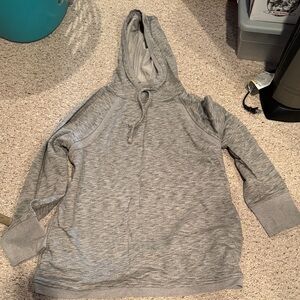 Duluth Trading Co Heather Gray Hoodie